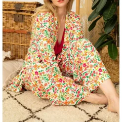 Veste EDMA multicolore en coton