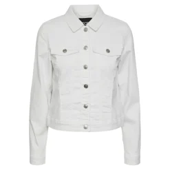 Veste en denim Coia blanc en coton Maia