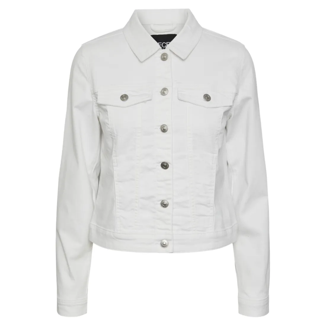 Veste en denim Coia blanc en coton Maia