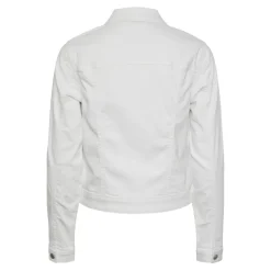 Veste en denim Coia blanc en coton Maia