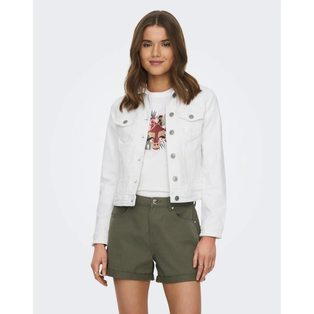Veste en jean - Blanc