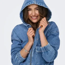 Veste en jean bleu denim Léa