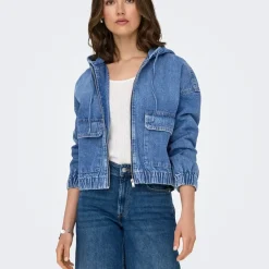 Veste en jean bleu denim Léa