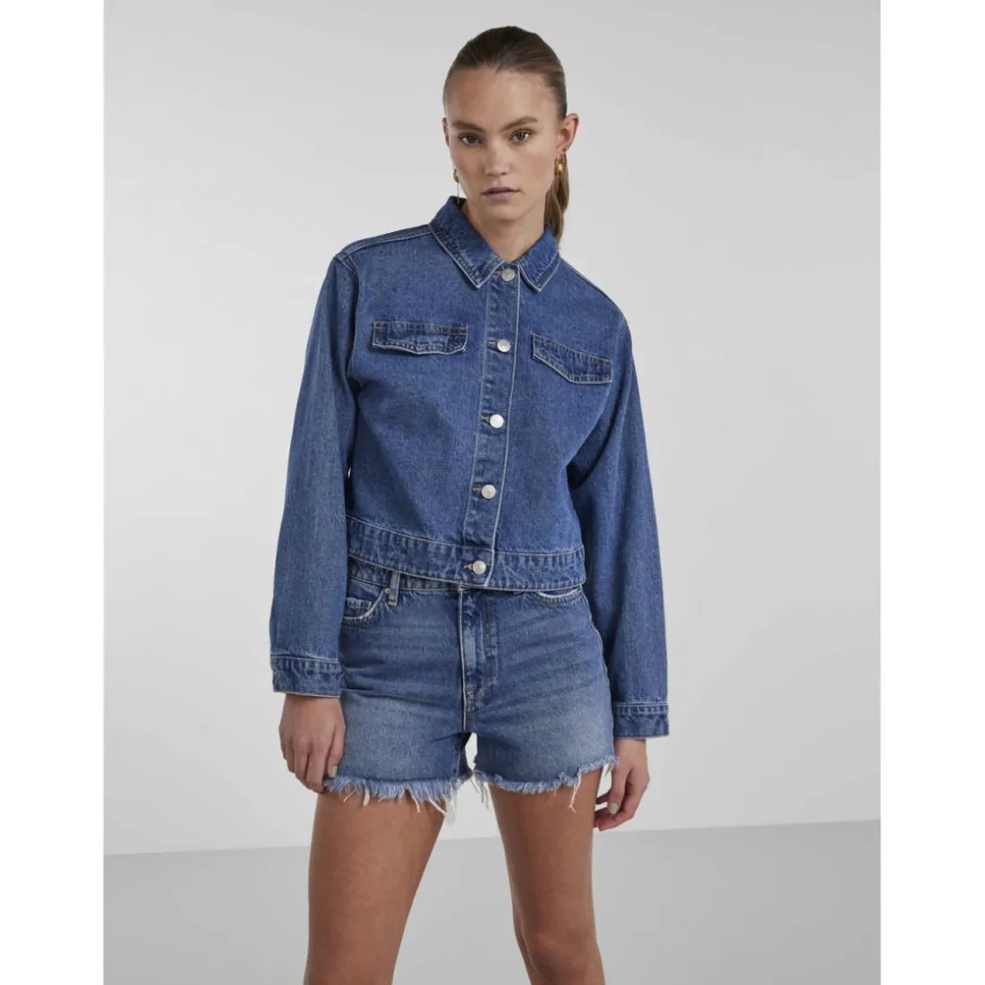 Veste en jean bleu Skye