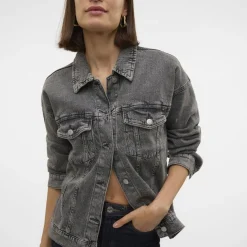 Veste en jean oversize Tessa gris Ines