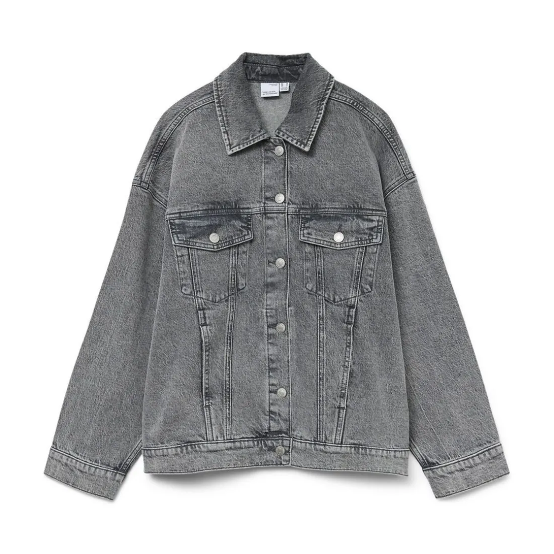 Veste en jean oversize Tessa gris Ines