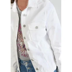 Veste en jeans Lilly blanche