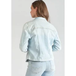 Veste en jeans Lilly bleu très clair