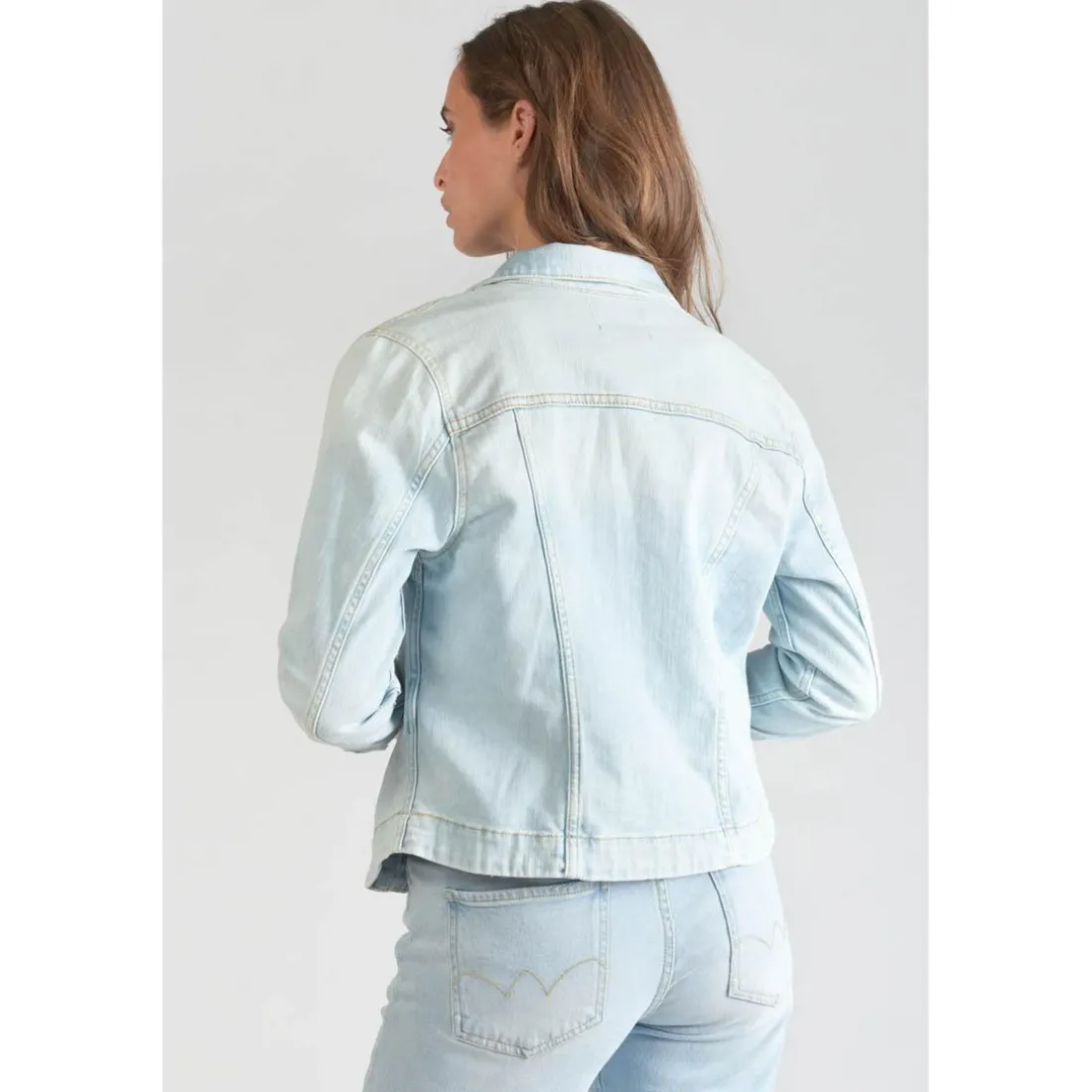 Veste en jeans Lilly bleu très clair