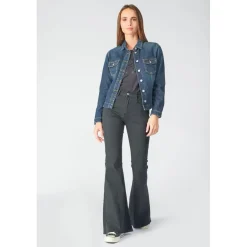 Veste en jeans Lilly bleu foncé