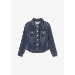 Veste en jeans Lilly bleu foncé