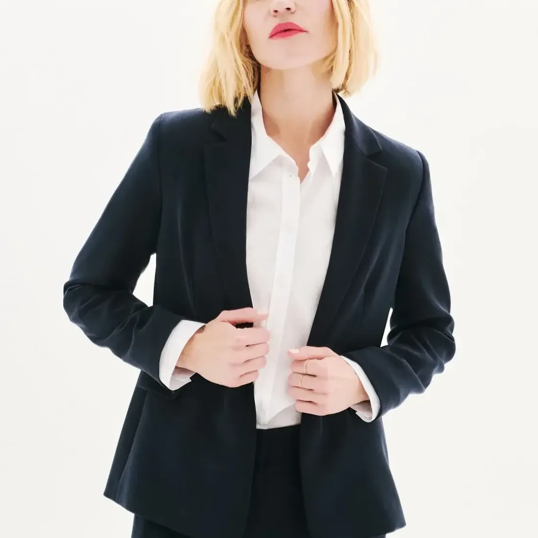 Veste femme bleu marine noir