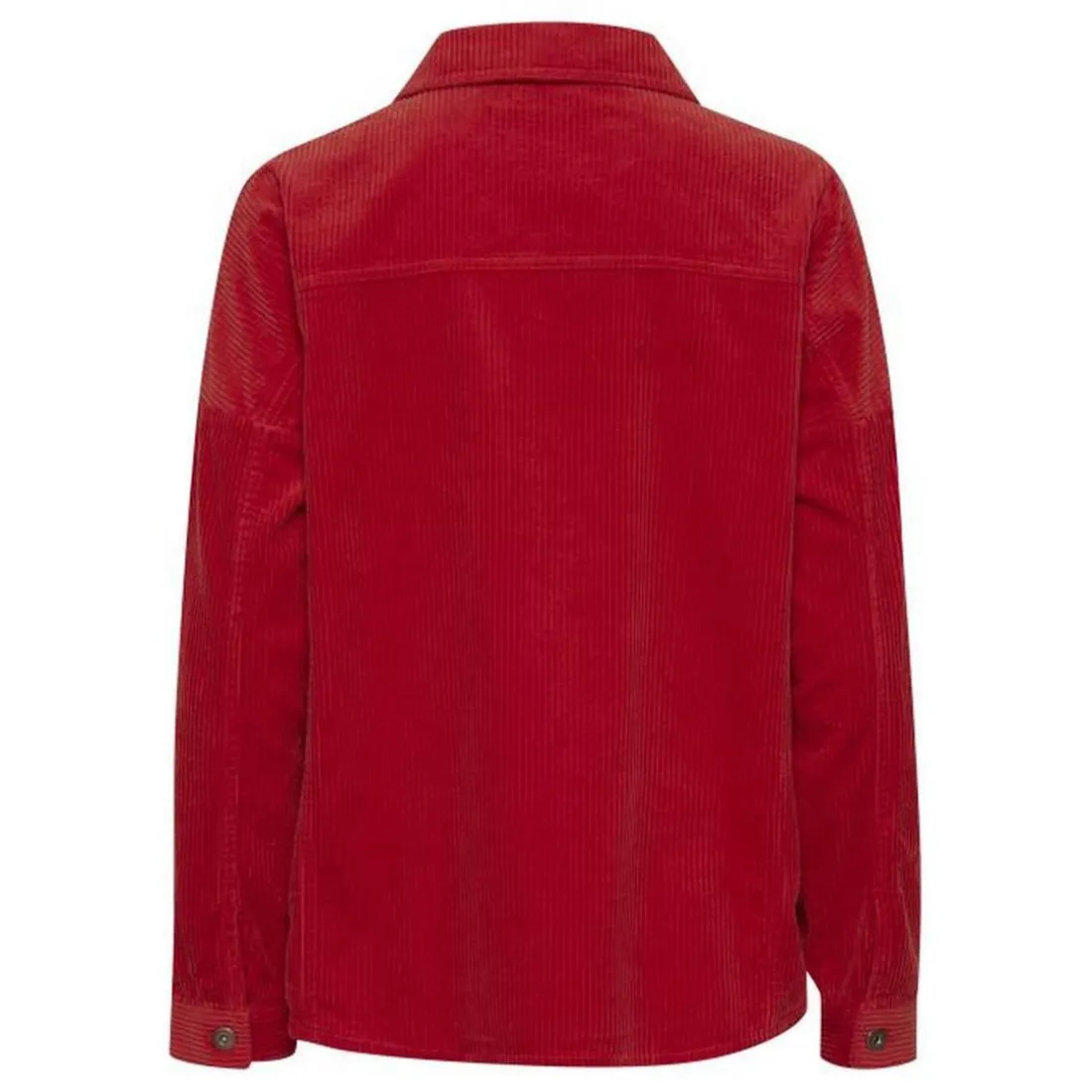 Veste femme rouge en coton