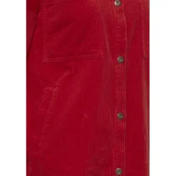 Veste femme rouge en coton