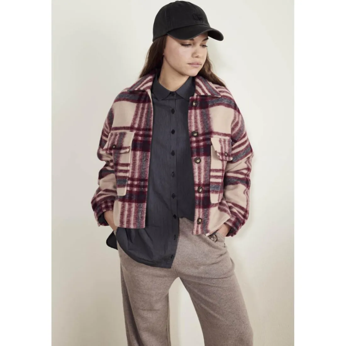 Veste fille DITAGI rouge Ava