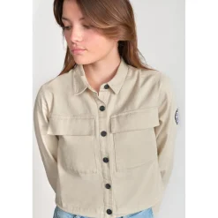 Veste fille MAINAGI crème