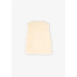 Veste fille sans manches OKAGI blanc Yara
