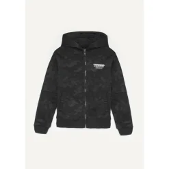 Veste garçon, AKABO noir en coton