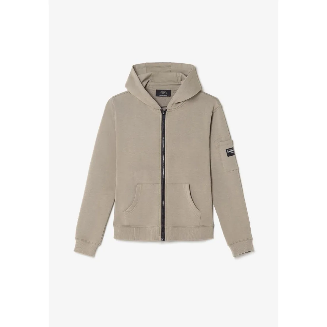 Veste garçon, zippée Hodybo gris beige blanc en coton