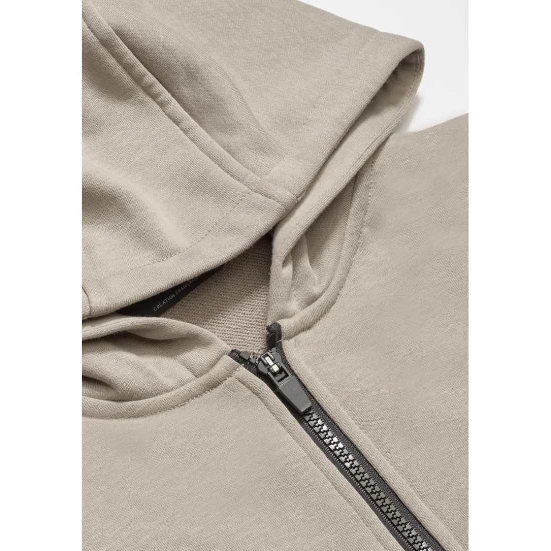 Veste garçon, zippée Hodybo gris beige blanc en coton