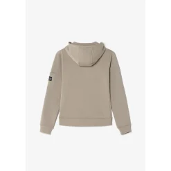 Veste garçon, zippée Hodybo gris beige blanc en coton