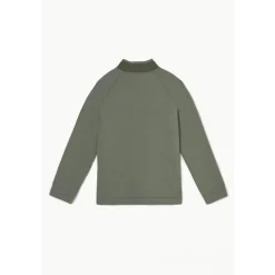 Veste garçon, zippée Moltobo kaki vert en coton