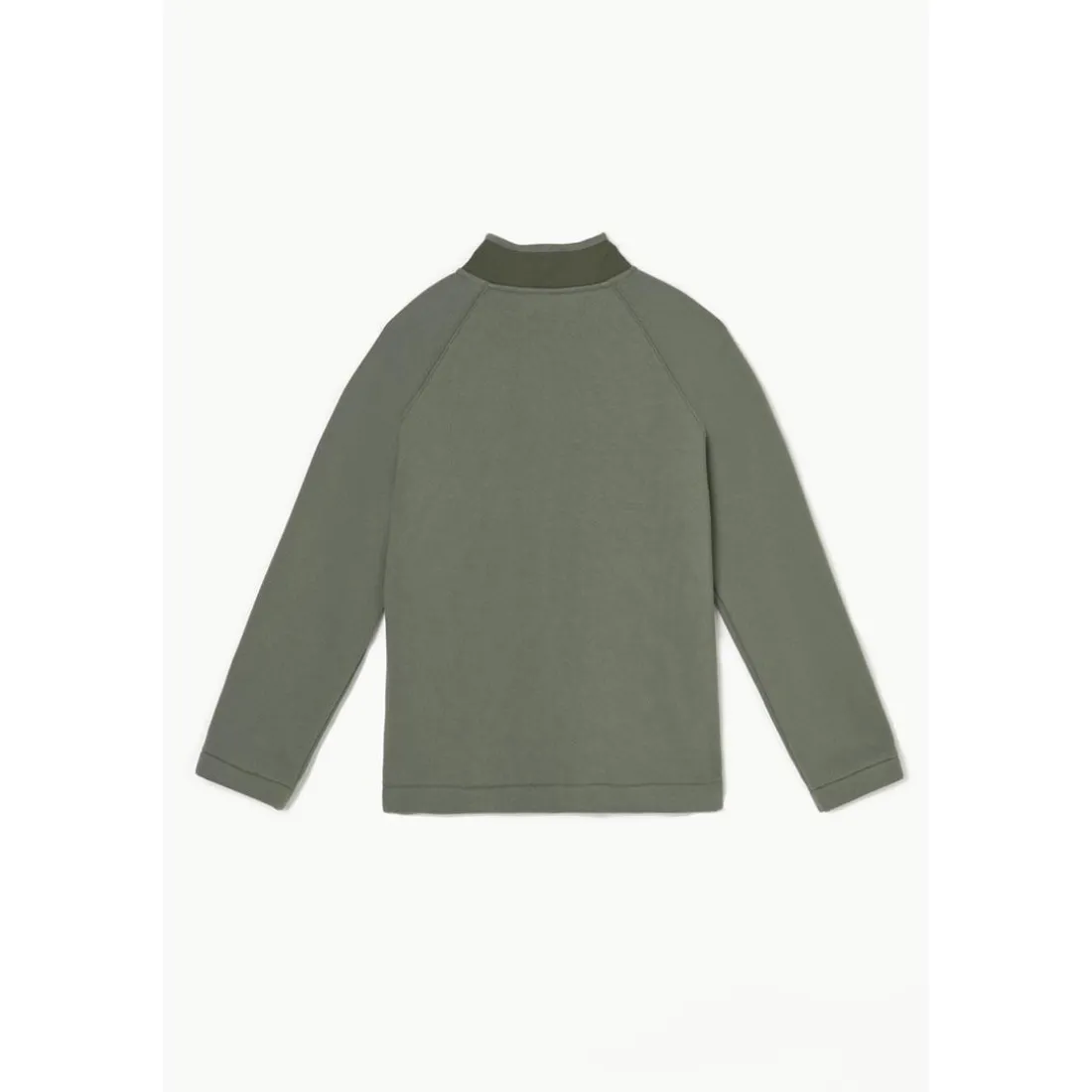 Veste garçon, zippée Moltobo kaki vert en coton