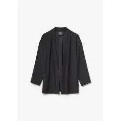 Veste kimono Sobrado noir brillant