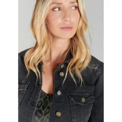 Veste LILLY - Noire en coton