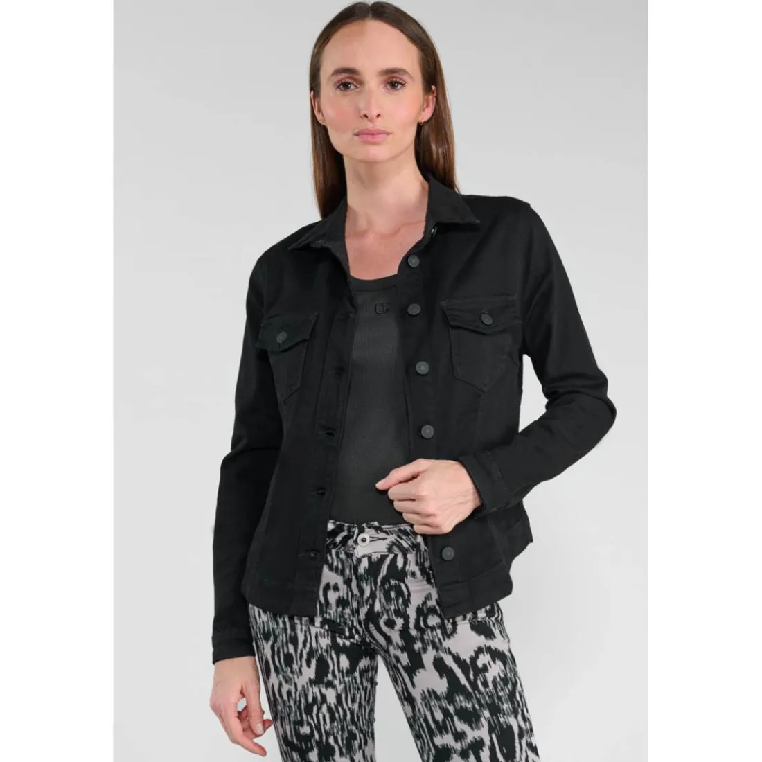 Veste LILLY noir Beth en coton