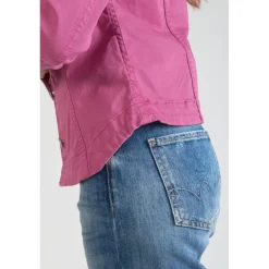 Veste Lilly violine rouge en coton