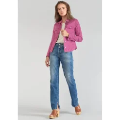 Veste Lilly violine rouge en coton