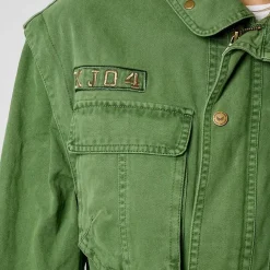 Veste manches amovibles VIRIL kaki en coton
