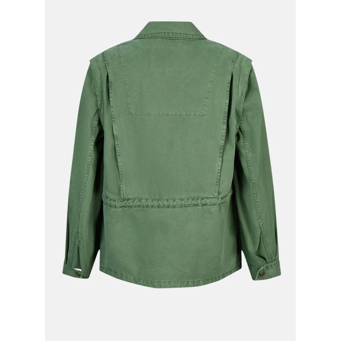 Veste manches amovibles VIRIL kaki en coton