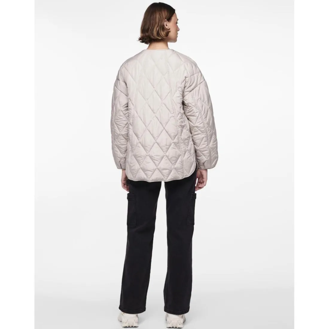 Veste matelassée gris