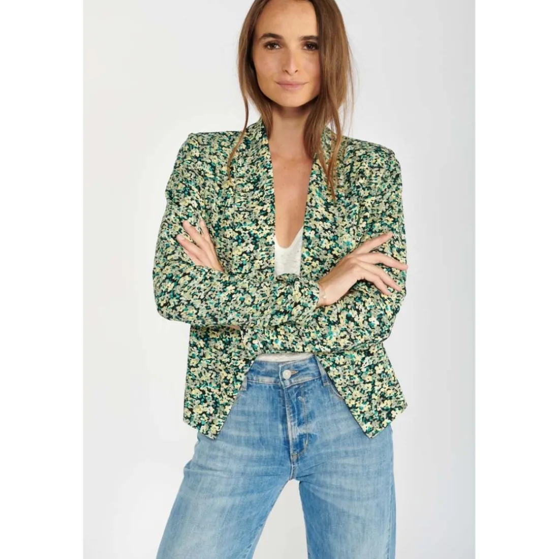 Veste MERYA vert Hana