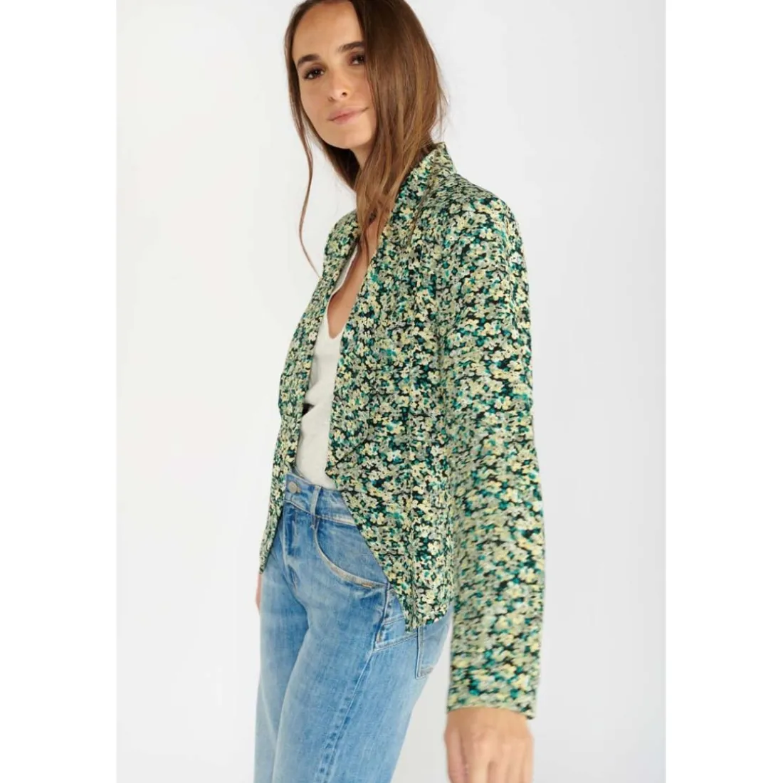 Veste MERYA vert Hana