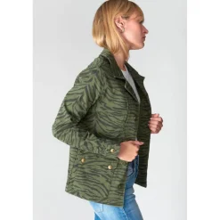Veste MILIZEBR vert Willa