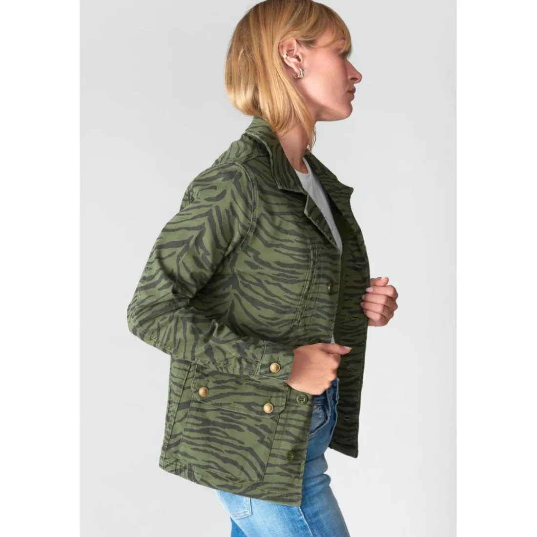 Veste MILIZEBR vert Willa