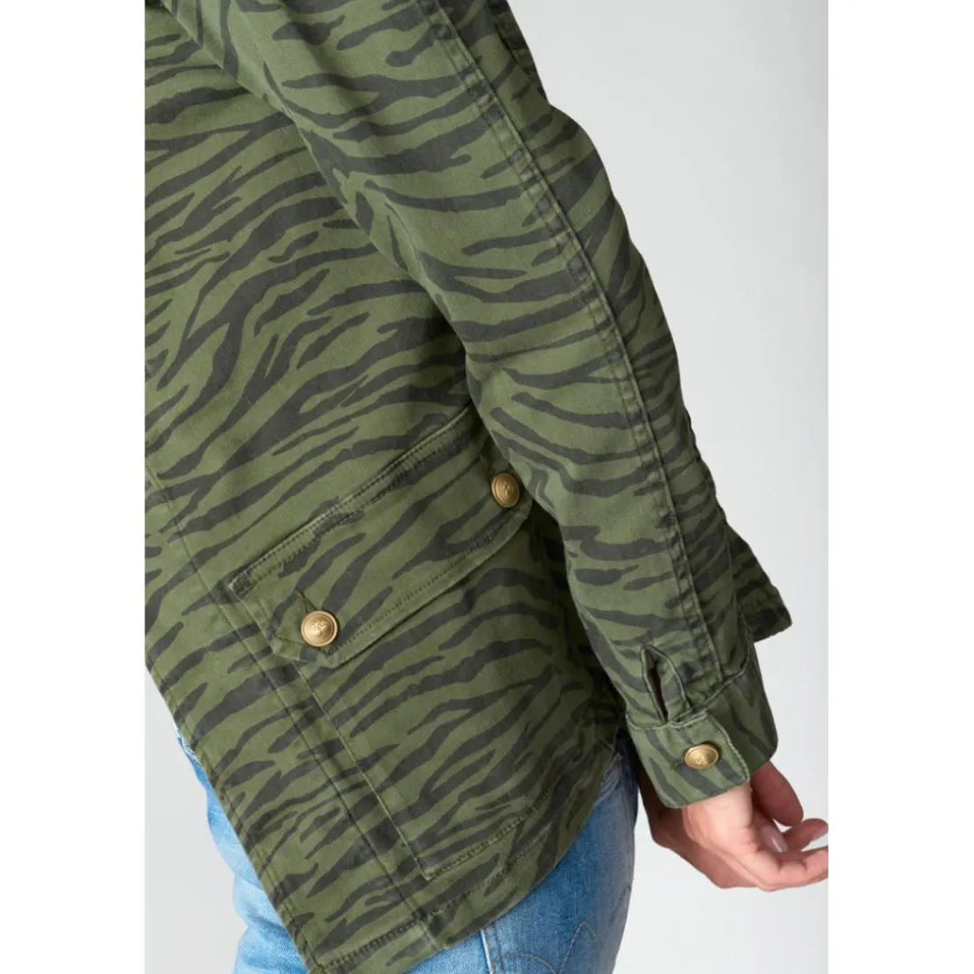 Veste MILIZEBR vert Willa