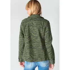 Veste MILIZEBR vert Willa