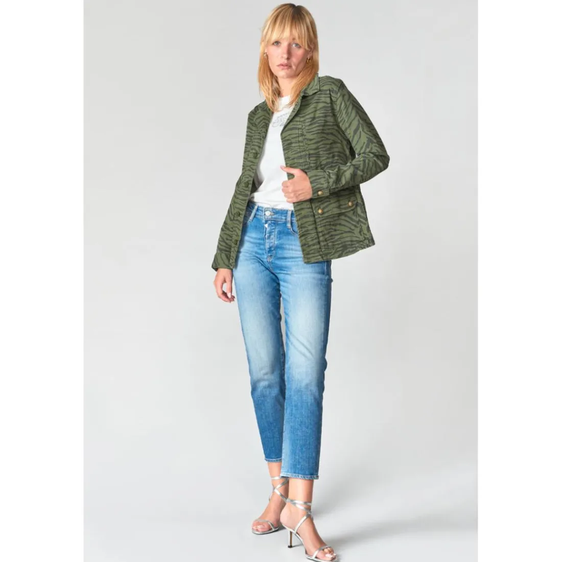 Veste MILIZEBR vert Willa