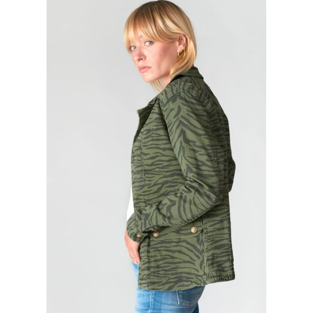 Veste MILIZEBR vert Willa