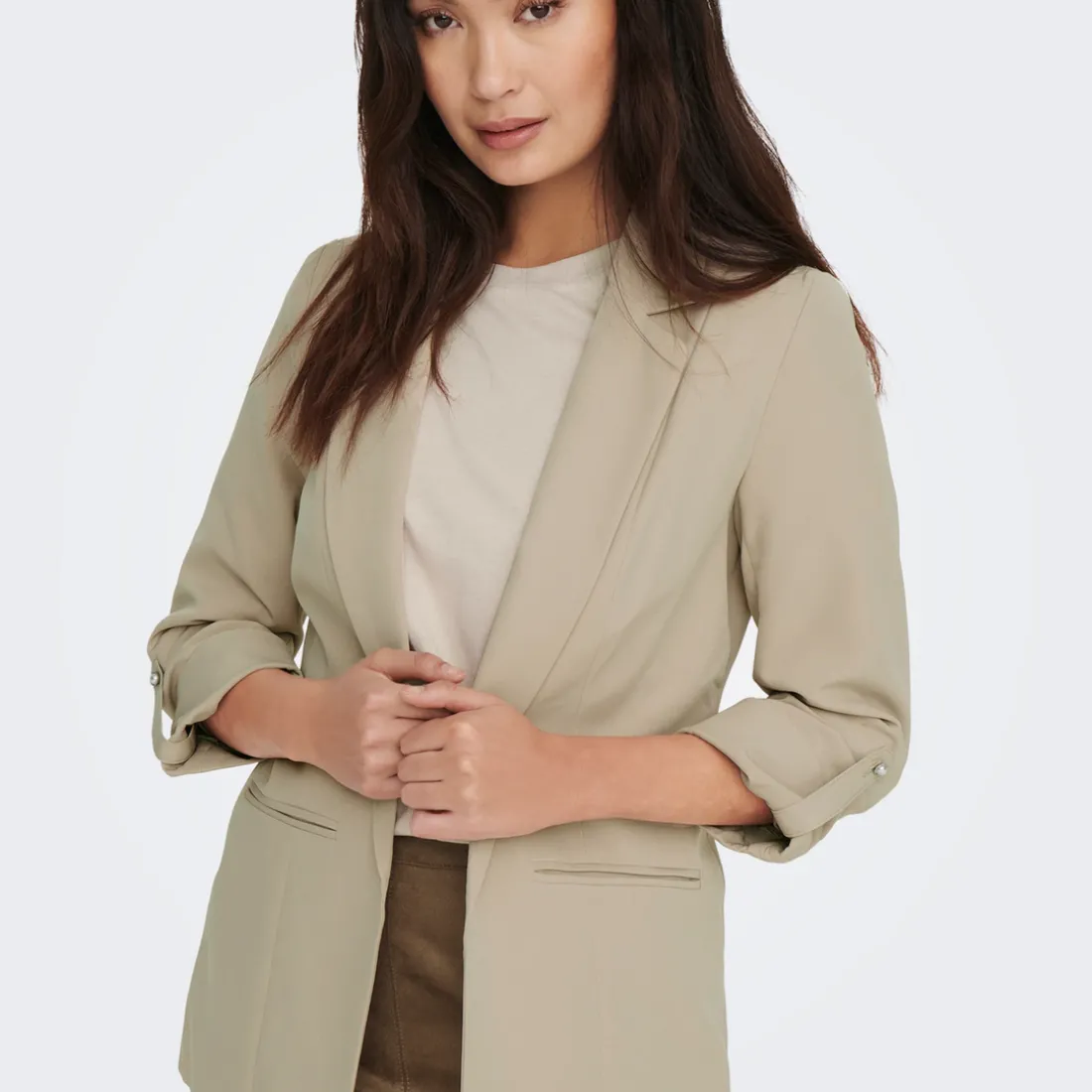 Veste ONLKAYLE 3/4 - Gris Wren