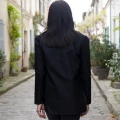 Veste Pure noire en coton