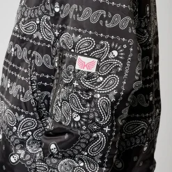 Veste reversible à motifs imprimés VADAS noire