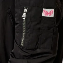Veste reversible à motifs imprimés VADAS noire
