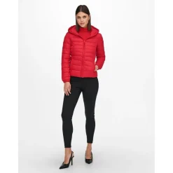 Veste rouge en nylon