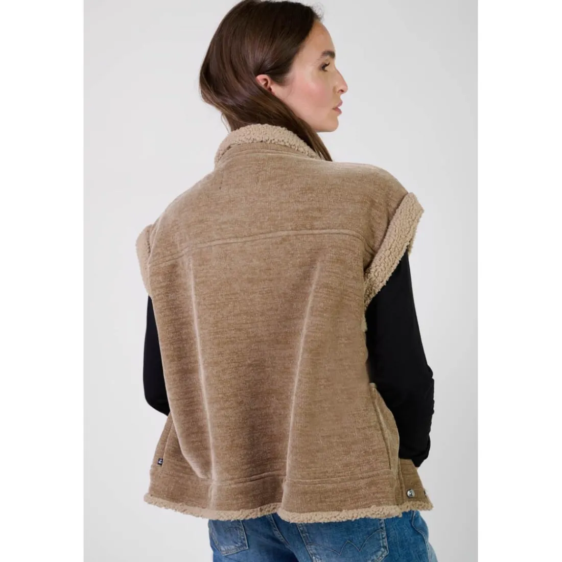 Veste sans manches FUJI marron Lena