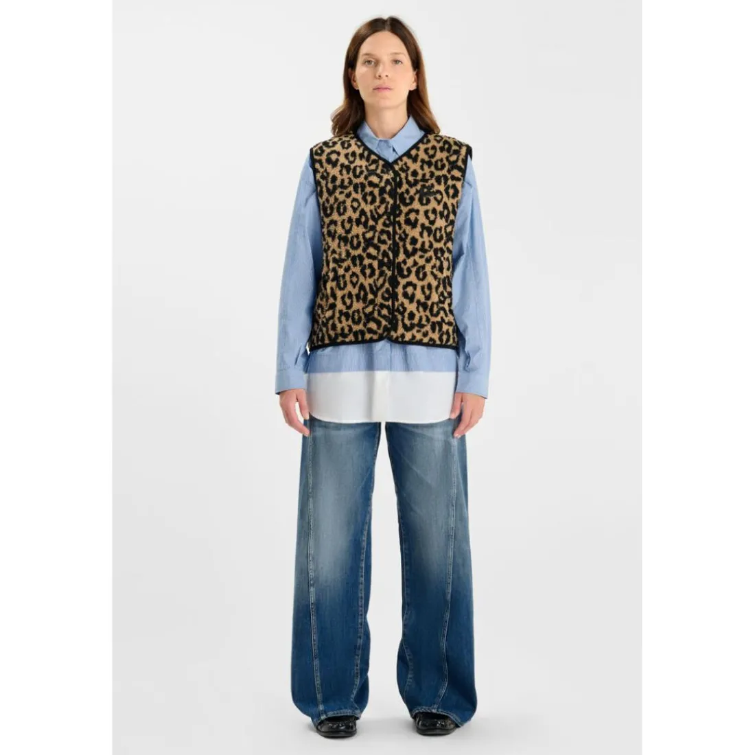 Veste sans manches GUDRU marron Wren
